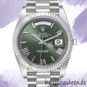Rolex Day-Date 40mm m228239-0033 Herren Automatisch Silberton