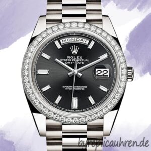 Rolex Day-Date 40mm 228349BKDP Herren Diamond Bezel Automatisch