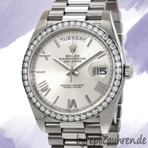 Rolex Day-Date Herren 228349SRP 40mm Silberton