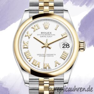Rolex Datejust 31mm m278243-0002 Damen Automatisch Weißes Zifferblatt