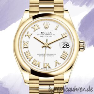Rolex Datejust Damen 31mm m278248-0020 Weißes Zifferblatt Automatisch
