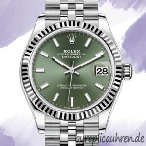 Rolex Datejust 31mm Unisex m278274-0018 Grünes Zifferblatt