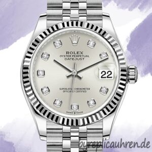 Rolex Datejust 31mm m278274-0030 Damen Silbernes Zifferblatt Stainless Steel