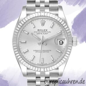 Rolex Datejust m278274-0011 31mm Unisex Silbernes Zifferblatt
