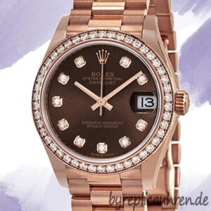 Rolex Datejust m278285rbr-0006 Damen 31mm Schokoladenzifferblatt