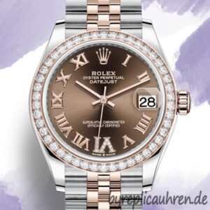 Rolex Datejust 31mm m278381rbr-0006 Damen Schokoladenzifferblatt