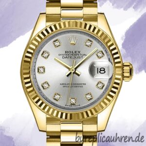 Rolex Datejust Damen m279178-0015 28mm Automatisch Stainless Steel