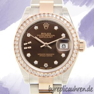 Rolex Datejust Damen m279381rbr-0004 28mm Silberton