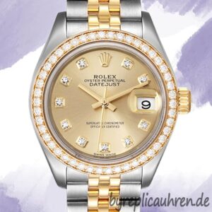 Rolex Datejust 28mm m279383rbr-0011 Damen Automatisch