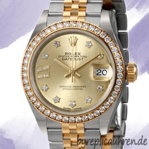 Rolex Datejust 28mm m279383rbr-0021 Damen Diamond Bezel