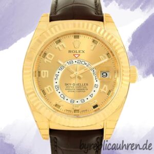 Rolex Sky-dweller Herren 326138 42mm Goldton