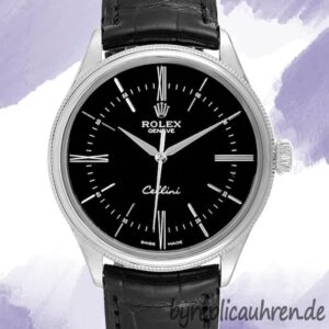 Rolex Cellini 39mm Herren m50509-0006 Schwarzes Zifferblatt