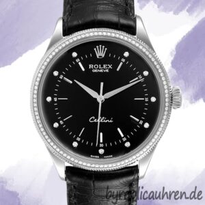 Rolex Cellini 39mm Herren m50609rbr-0007 Diamond Bezels