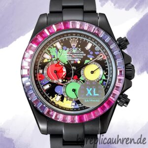 Rolex Daytona Herren DIW 40mm Buntes Zifferblatt