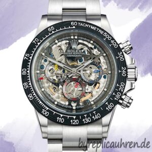 Rolex Daytona 40mm Herren 116500 Skelettiertes Zifferblatt