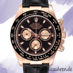 Rolex Daytona 116515 40mm Herren Schwarzes Zifferblatt Stainless Steel