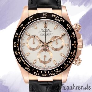 Rolex Daytona 116515 Herren 40mm Roségoldfarben Lederriemen