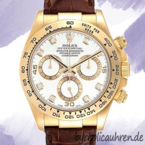 Rolex Daytona 116518-0001 Herren 40mm Weißes Zifferblatt
