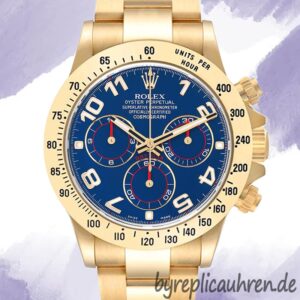 Rolex Daytona Herren 40mm 116528 Goldton Austernarmband