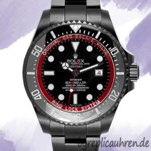 Rolex Deepsea 44mm 116600 Herren Schwarzes Zifferblatt Schwarzton