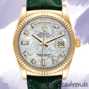 Rolex Day-Date Herren m118138-0143 36mm Automatisch Zifferblatt aus Perlmutt