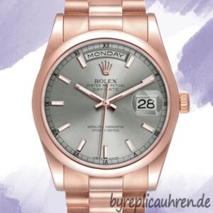 Rolex Day-Date Herren 118205 36mm Stainless Steel Präsident-Armband/Oyster-Armband