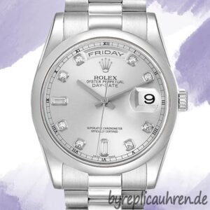 Rolex Day-Date 36mm 118206 Herren Stainless Steel