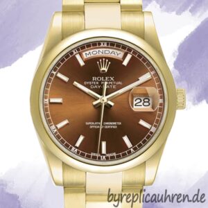 Rolex Day-Date Herren 36mm m118208-0343 Goldton
