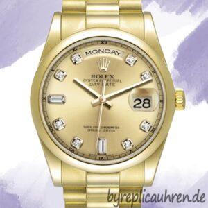 Rolex Day-Date 36mm 118208 Herren Automatisch Stainless Steel