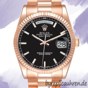 Rolex Day-Date 36mm Herren 118235 Roségoldfarben Präsidentenarmband