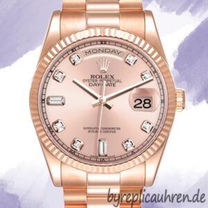 Rolex Day-Date Herren 36mm 118235 Präsidentenarmband Roségoldfarben