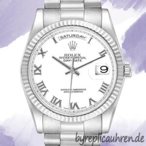 Rolex Day-Date 118239-83209 Herren 36mm Weißes Zifferblatt