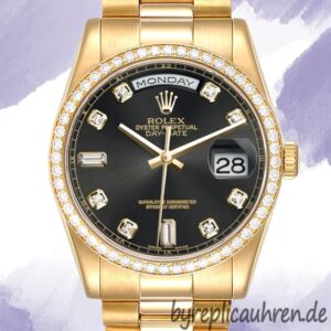 Rolex Day-Date m118348-0096 36mm Herren Oyster-Armband/Präsidenten-Armband Automatisch
