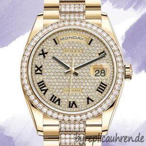 Rolex Day-Date Herren 36mm m118348-0013 Automatisch Goldton