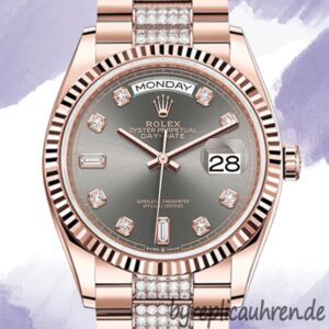 Rolex Day-Date 36mm m128235-0051 Herren Roségoldfarben Stainless Steel