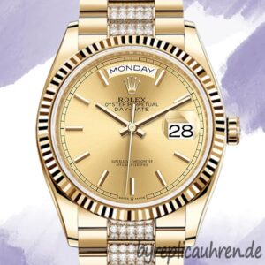 Rolex Day-Date m128238-0046 36mm Herren Goldton Präsidentenarmband