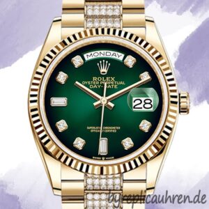 Rolex Day-Date m128238-0070 36mm Herren Stainless Steel Goldton