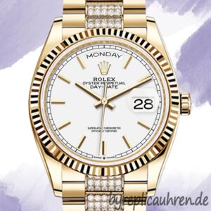 Rolex Day-Date m128238-0082 Herren 36mm Automatisch Goldton