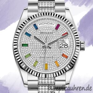 Rolex Day-Date m128239-0027 36mm Herren Silberton