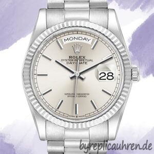 Rolex Day-Date Herren 36mm m128239-0005 Graues Zifferblatt Präsidentenarmband