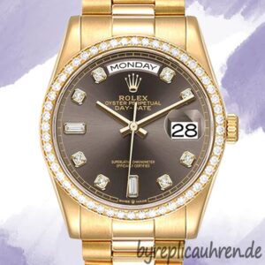Rolex Day-Date m128348rbr-0005 Herren 36mm Goldton