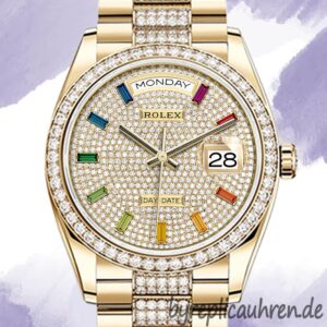 Rolex Day-Date Herren m128348rbr-0031 36mm Diamond Bezel