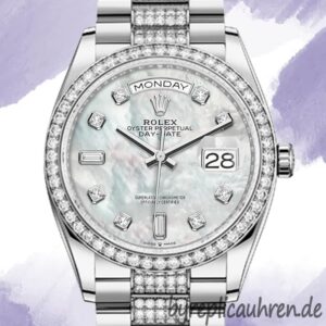 Rolex Day-Date Herren 36mm m128349rbr-0014 Präsidentenarmband Diamond Bezel