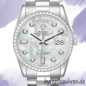 Rolex Day-Date m128349rbr-0004 36mm Herren Zifferblatt aus Perlmutt