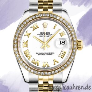 Rolex Datejust 178383-63163 Unisex 31mm Silberton Jubiläumsarmband