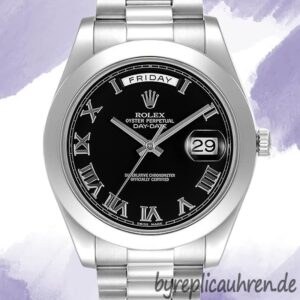 Rolex Day-Date 218206 Herren 41mm Präsidentenarmband Stainless Steel