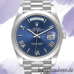 Rolex Day-Date 228206 Herren 40mm Automatisch Silberton