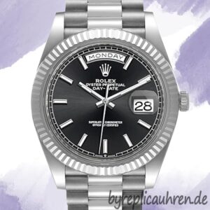 Rolex Day-Date Herren 40mm m228236-0003 Präsidentenarmband Silberton
