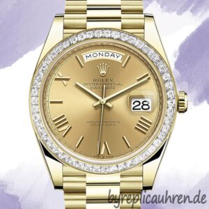 Rolex Day-Date m228398tbr-0003 Herren 40mm Präsidentenarmband Goldton