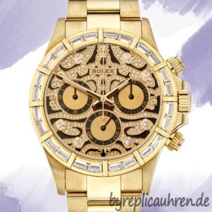 Rolex Daytona 116568 Herren 40mm Austernarmband Goldton